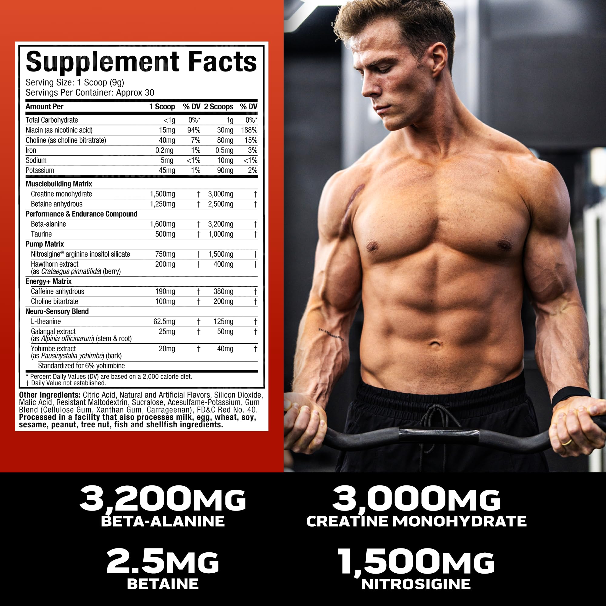ニューパッケージMUSCLETECH VAPOR X5プレワークアウト VaporX5 Pre-Workout - Energy, Strength & Pumps [Free